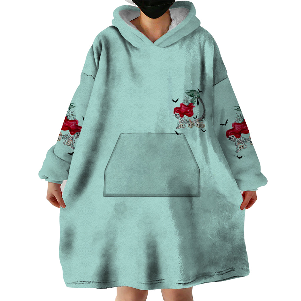 Salty Witch Mermaid Halloween Wearable Blanket Hoodie - Wonder Print Shop
