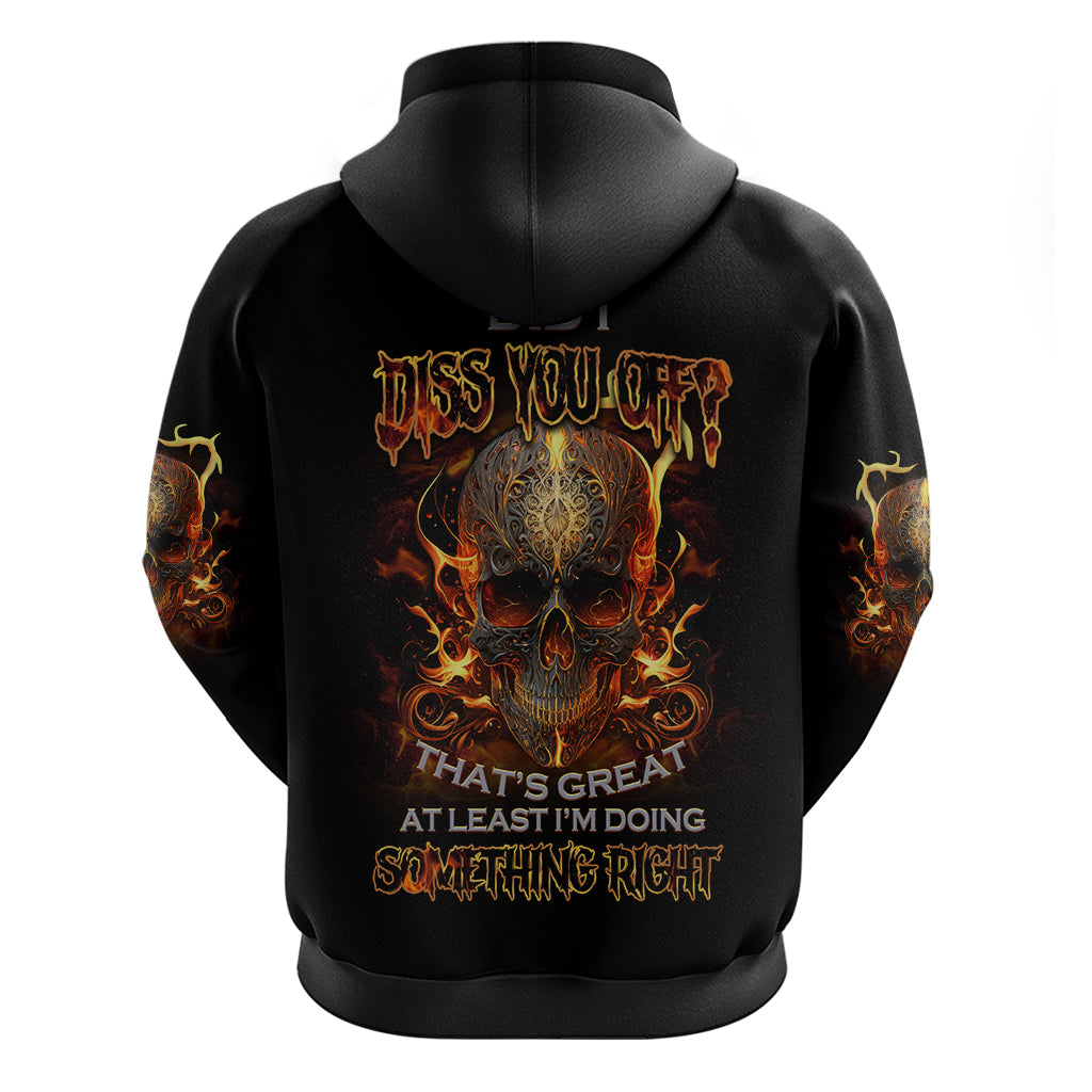 Did I Piss You Off Skull Filagree Hoodie - Wonder Print Shop