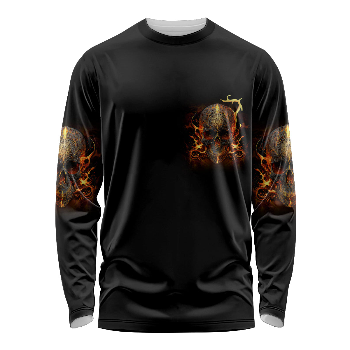 Did I Piss You Off Skull Filagree Long Sleeve Shirt - Wonder Print Shop