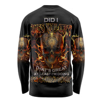 Did I Piss You Off Skull Filagree Long Sleeve Shirt - Wonder Print Shop