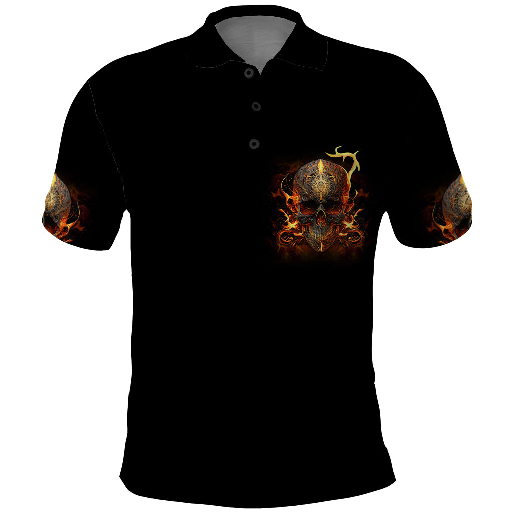 Did I Piss You Off Skull Filagree Polo Shirt - Wonder Print Shop