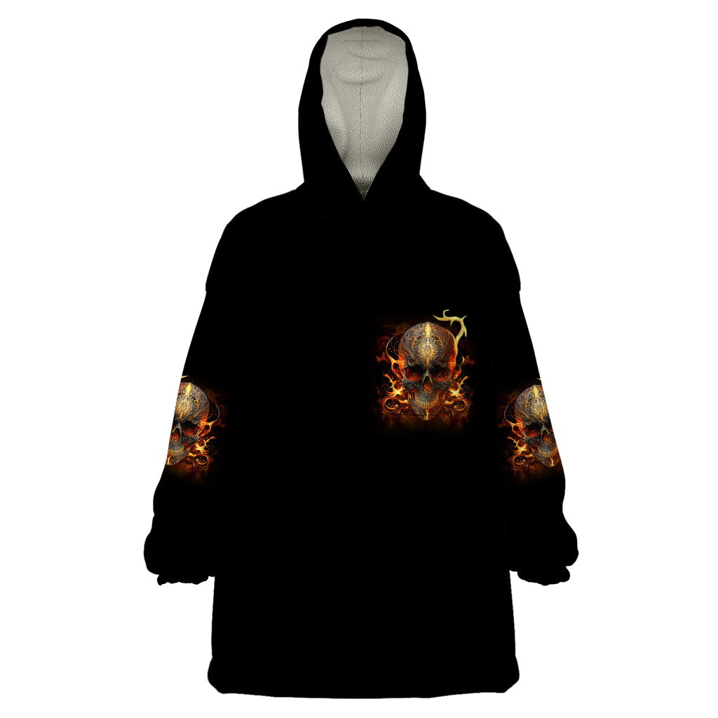 Did I Piss You Off Skull Filagree Wearable Blanket Hoodie - Wonder Print Shop