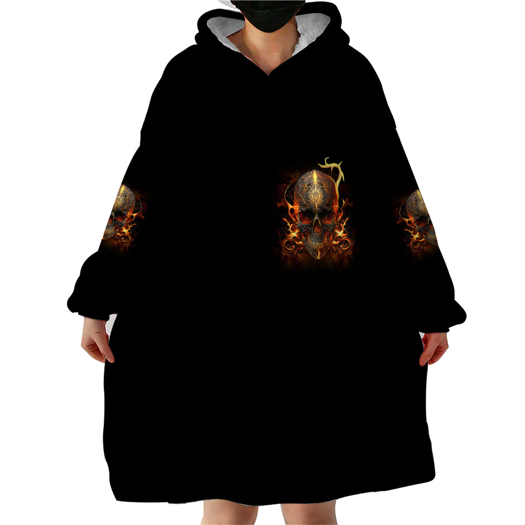 Did I Piss You Off Skull Filagree Wearable Blanket Hoodie - Wonder Print Shop