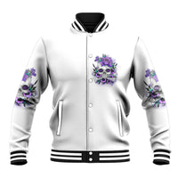 You Couldn't Handle Me Skul Baseball Jacket - Wonder Print Shop
