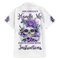 You Couldn't Handle Me Skul Family Matching Off Shoulder Maxi Dress and Hawaiian Shirt - Wonder Print Shop