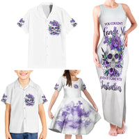 You Couldn't Handle Me Skul Family Matching Tank Maxi Dress and Hawaiian Shirt - Wonder Print Shop