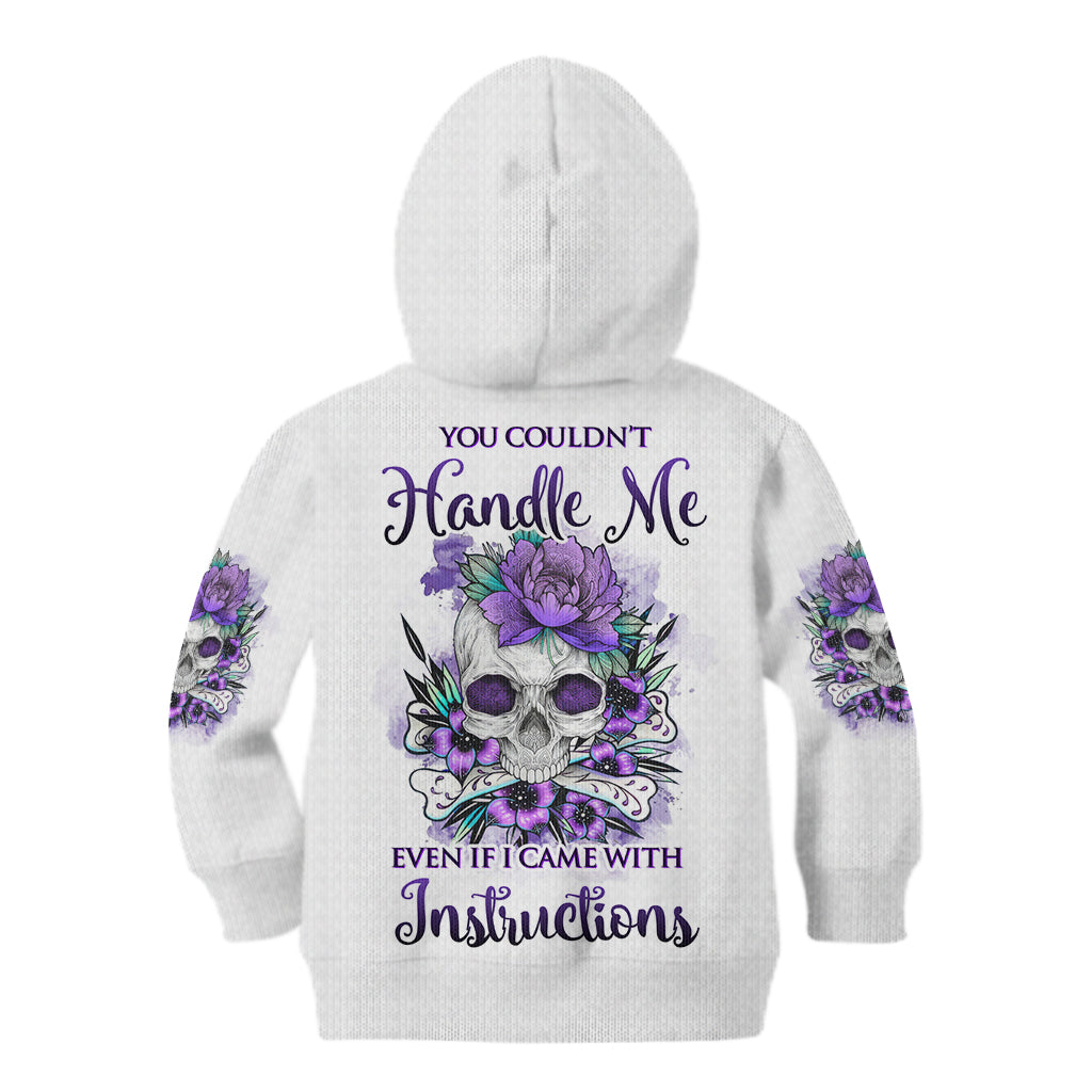 You Couldn't Handle Me Skul Kid Hoodie - Wonder Print Shop