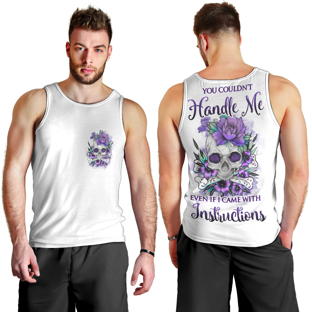 You Couldn't Handle Me Skul Men Tank Top - Wonder Print Shop