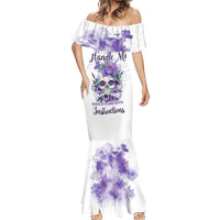 You Couldn't Handle Me Skul Mermaid Dress - Wonder Print Shop