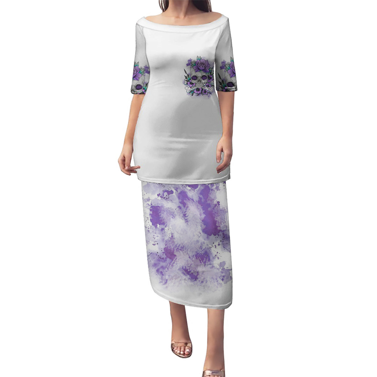 You Couldn't Handle Me Skul Puletasi - Wonder Print Shop