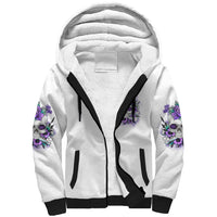 You Couldn't Handle Me Skul Sherpa Hoodie - Wonder Print Shop