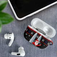 Malaysia Christmas AirPods Case with Santa Claus Petronas Towers Snowflakes and Festive Icons - Wonder Print Shop