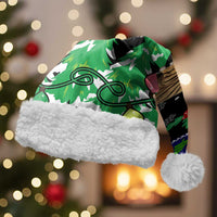 Malaysia Christmas Santa Hat with Tiger Santa Hat Snowflakes and Holiday Tree Pattern - Wonder Print Shop