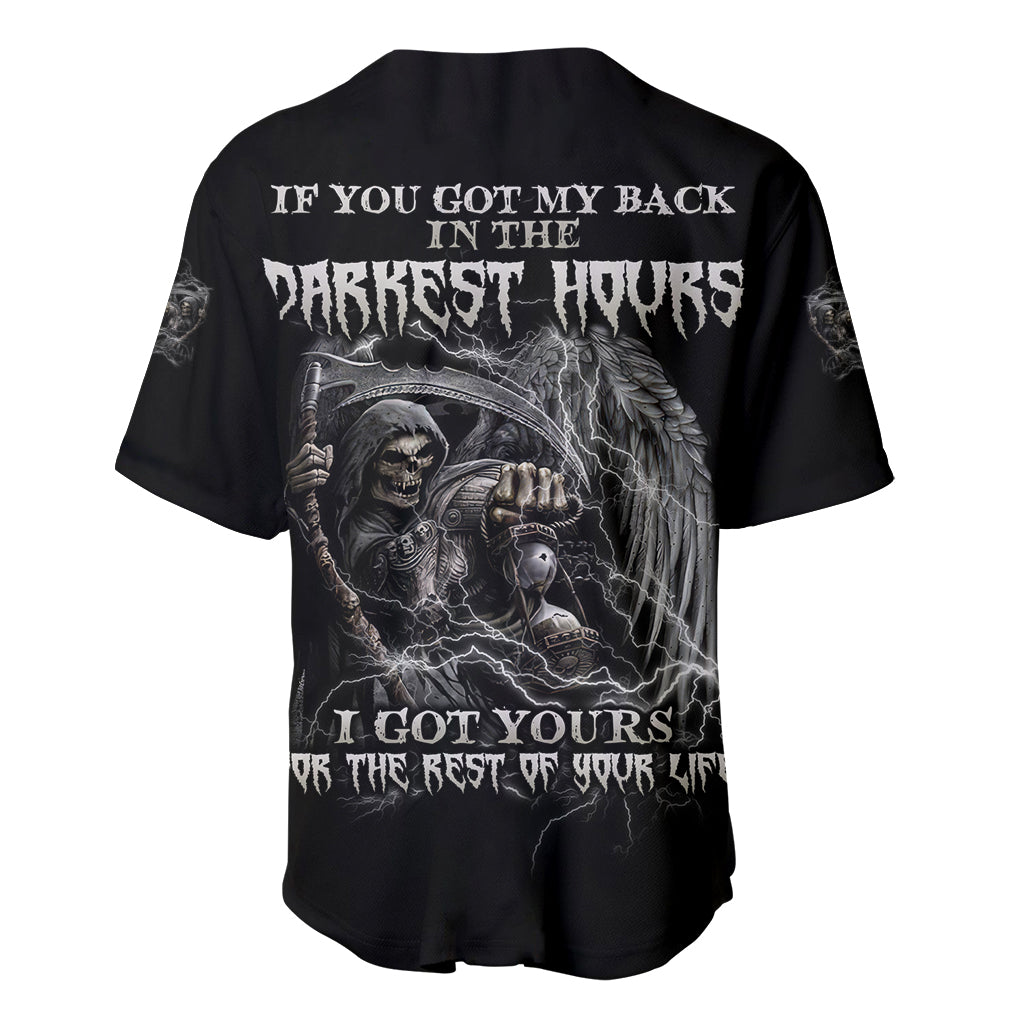 If You Got My Back In The Darkest Hours Baseball Jersey - Wonder Print Shop
