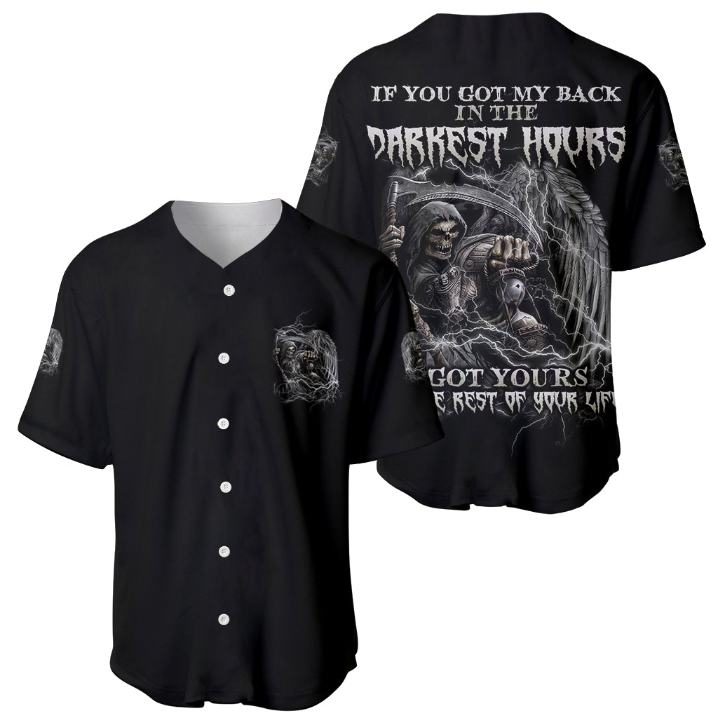 If You Got My Back In The Darkest Hours Baseball Jersey - Wonder Print Shop
