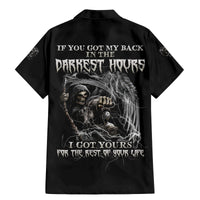If You Got My Back In The Darkest Hours Family Matching Mermaid Dress and Hawaiian Shirt - Wonder Print Shop