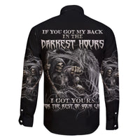 If You Got My Back In The Darkest Hours Family Matching Puletasi Dress and Hawaiian Shirt - Wonder Print Shop