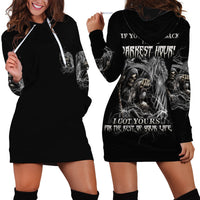If You Got My Back In The Darkest Hours Hoodie Dress - Wonder Print Shop