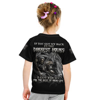 If You Got My Back In The Darkest Hours Kid T Shirt - Wonder Print Shop