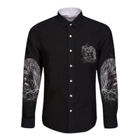 If You Got My Back In The Darkest Hours Long Sleeve Button Shirt - Wonder Print Shop