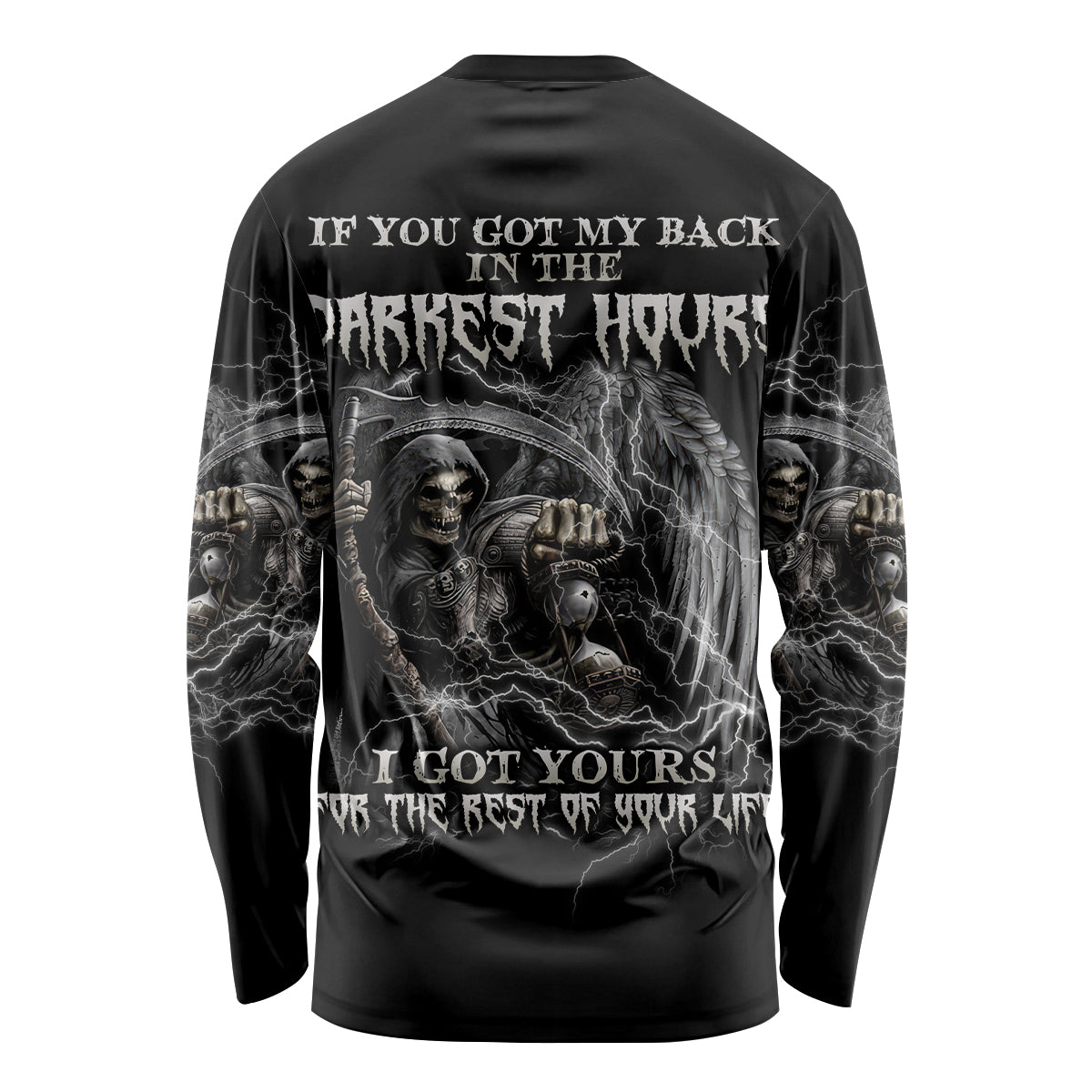 If You Got My Back In The Darkest Hours Long Sleeve Shirt - Wonder Print Shop