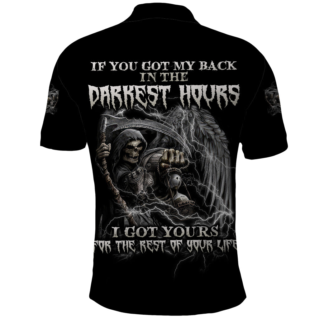 If You Got My Back In The Darkest Hours Polo Shirt - Wonder Print Shop