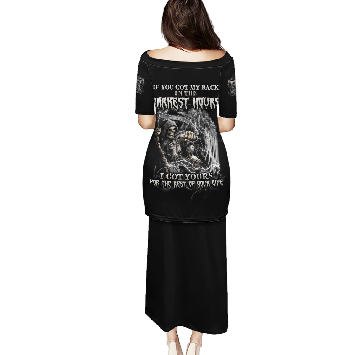 If You Got My Back In The Darkest Hours Puletasi - Wonder Print Shop