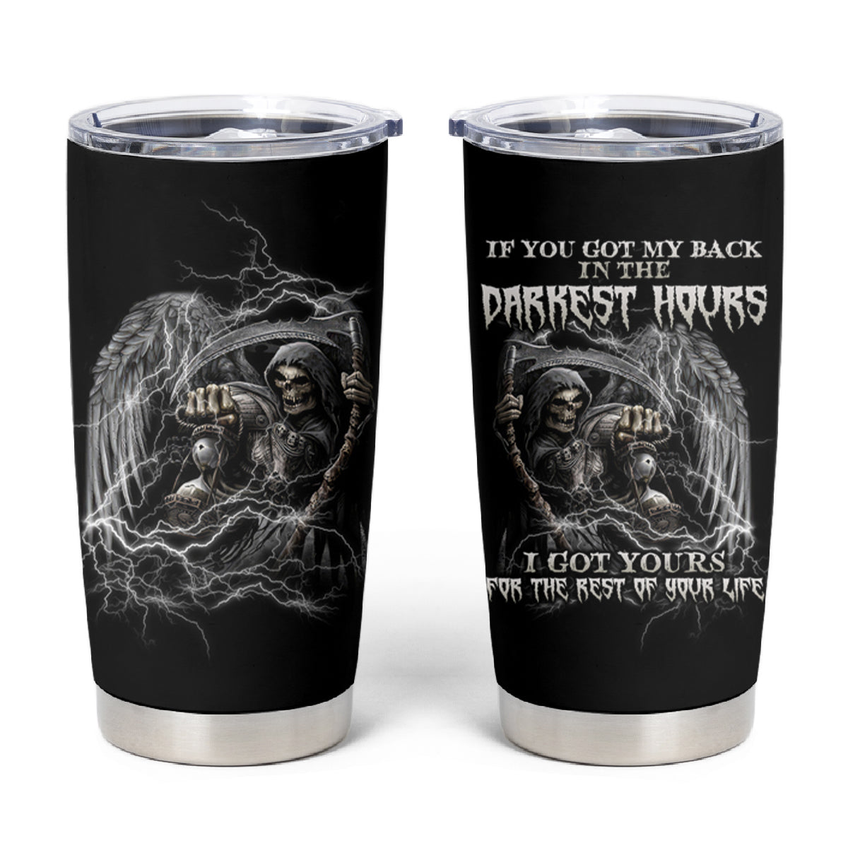 If You Got My Back In The Darkest Hours Tumbler Cup - Wonder Print Shop
