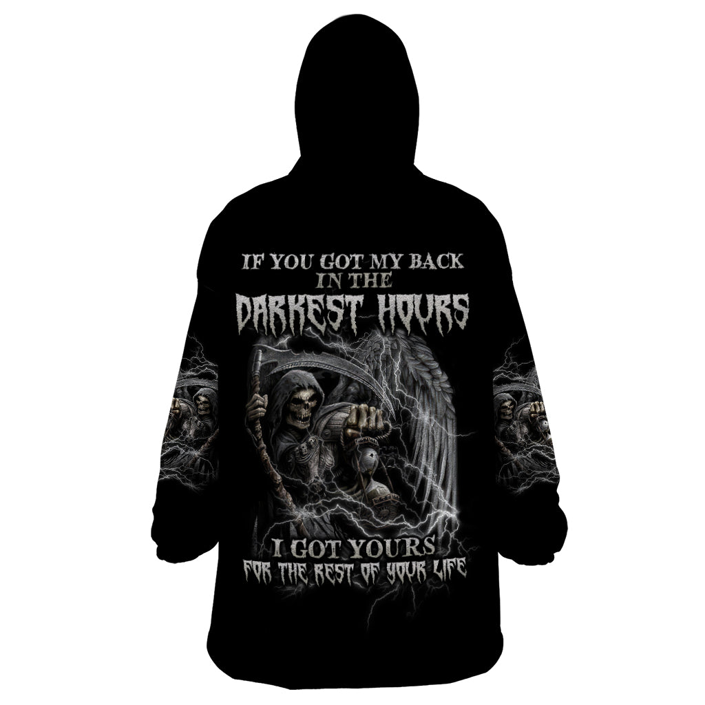 If You Got My Back In The Darkest Hours Wearable Blanket Hoodie - Wonder Print Shop