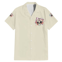 I Am A Sweet Girl Skull Family Matching Mermaid Dress and Hawaiian Shirt - Wonder Print Shop