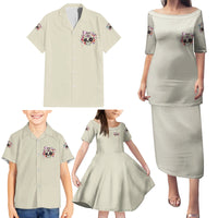 I Am A Sweet Girl Skull Family Matching Puletasi Dress and Hawaiian Shirt - Wonder Print Shop