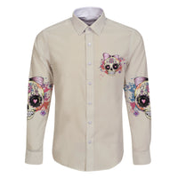 I Am A Sweet Girl Skull Family Matching Short Sleeve Bodycon Dress and Hawaiian Shirt - Wonder Print Shop