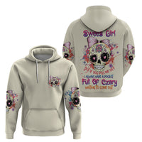 I Am A Sweet Girl Skull Hoodie - Wonder Print Shop