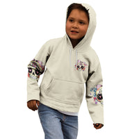 I Am A Sweet Girl Skull Kid Hoodie - Wonder Print Shop