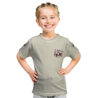 I Am A Sweet Girl Skull Kid T Shirt - Wonder Print Shop