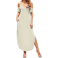 I Am A Sweet Girl Skull Summer Maxi Dress - Wonder Print Shop