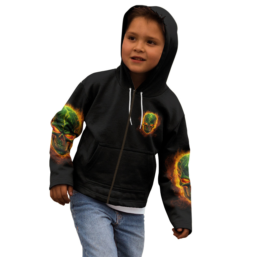 Your Demons Hide Under Your Bed Kid Hoodie - Wonder Print Shop