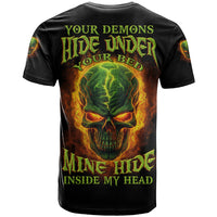 Your Demons Hide Under Your Bed T Shirt - Wonder Print Shop