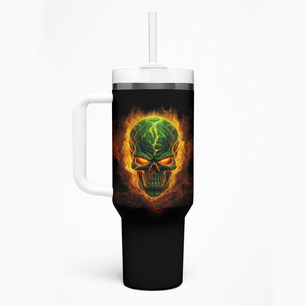 Your Demons Hide Under Your Bed Tumbler With Handle - Wonder Print Shop