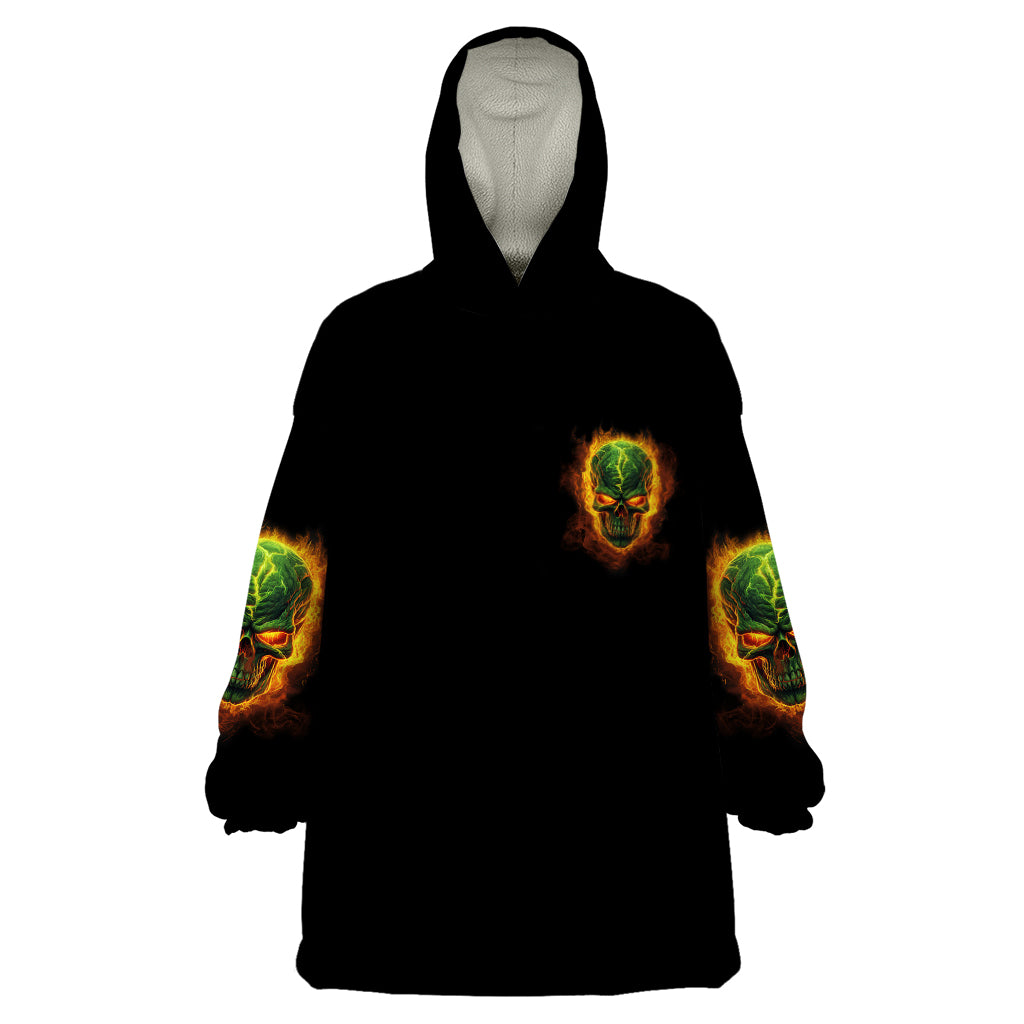 Your Demons Hide Under Your Bed Wearable Blanket Hoodie - Wonder Print Shop