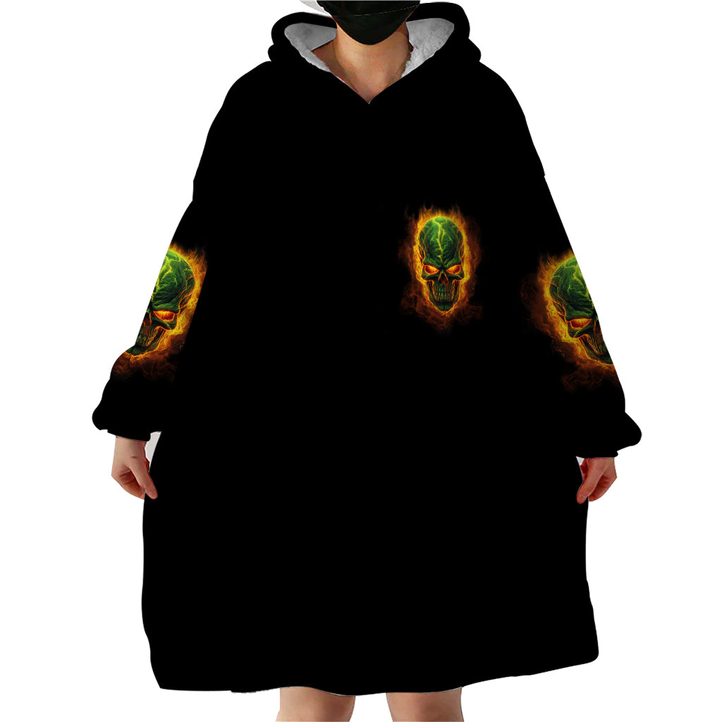 Your Demons Hide Under Your Bed Wearable Blanket Hoodie - Wonder Print Shop