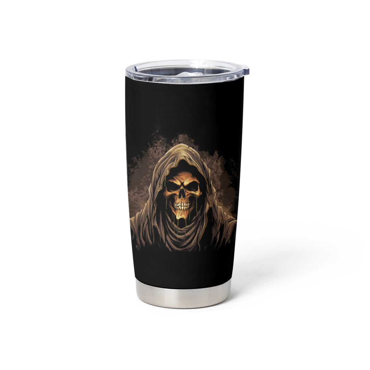 I'm Never Alone Skull Reaper Tumbler Cup - Wonder Print Shop