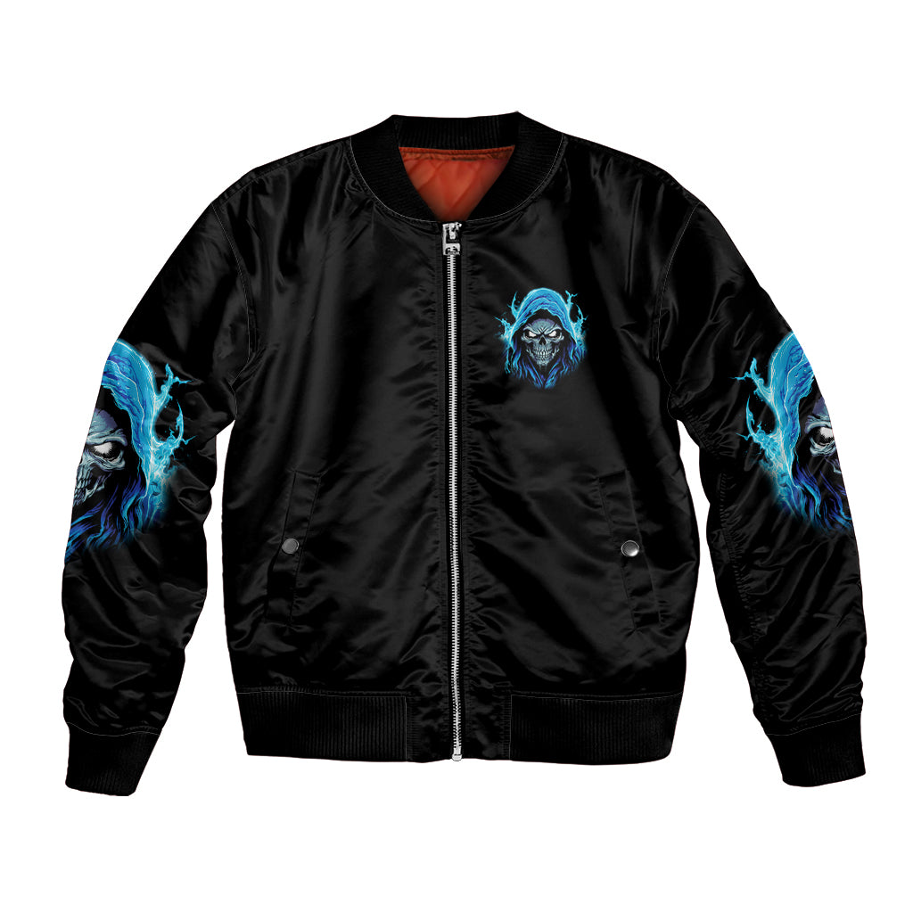 If I'm Too Quiet And Smiling Bomber Jacket - Wonder Print Shop