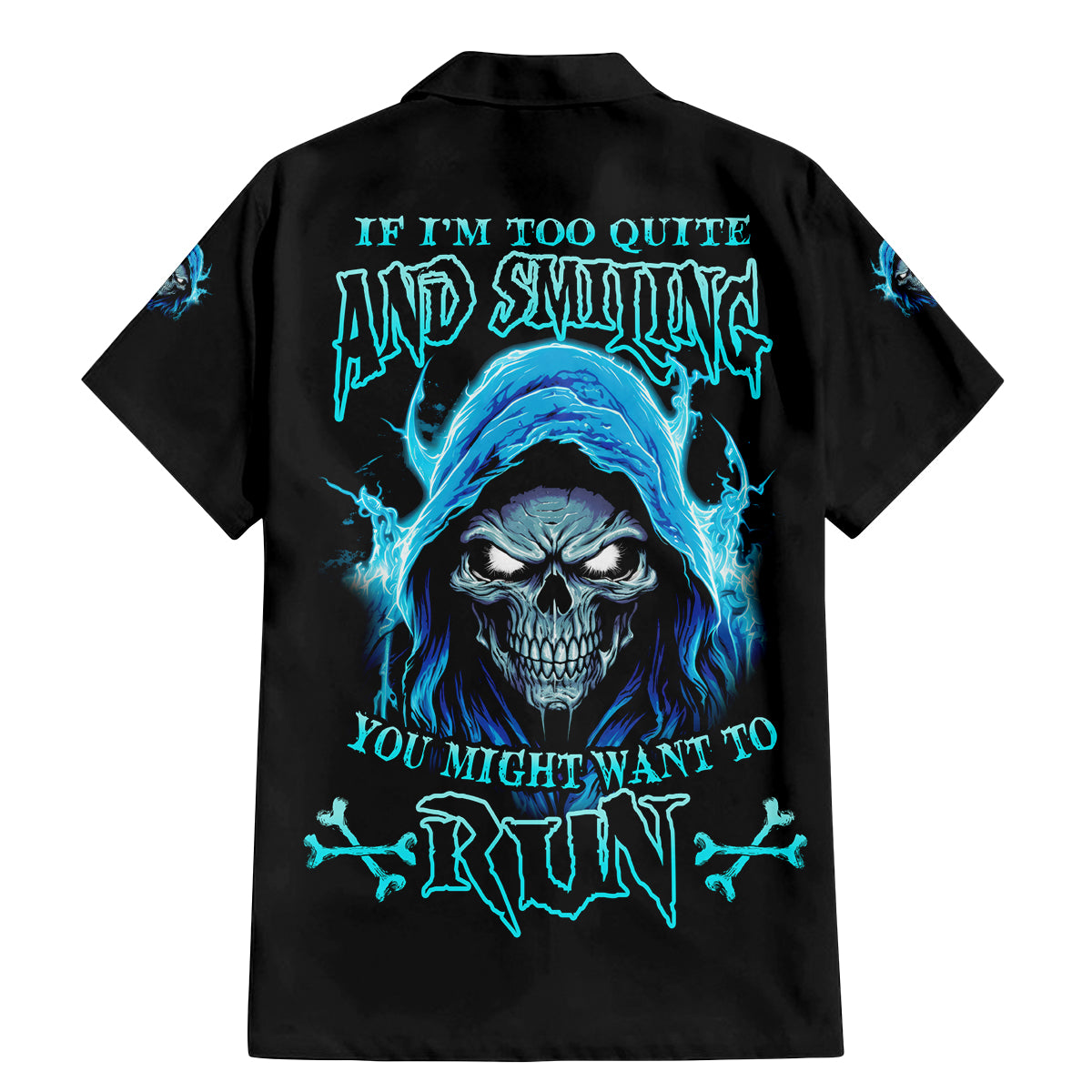 If I'm Too Quiet And Smiling Family Matching Mermaid Dress and Hawaiian Shirt - Wonder Print Shop