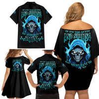 If I'm Too Quiet And Smiling Family Matching Off Shoulder Short Dress and Hawaiian Shirt - Wonder Print Shop
