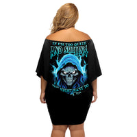 If I'm Too Quiet And Smiling Family Matching Off Shoulder Short Dress and Hawaiian Shirt - Wonder Print Shop