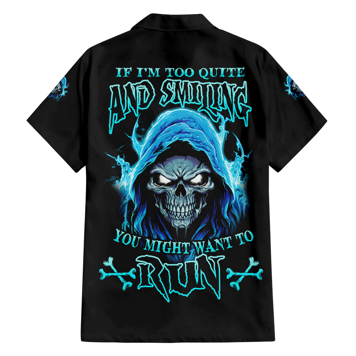 If I'm Too Quiet And Smiling Family Matching Tank Maxi Dress and Hawaiian Shirt - Wonder Print Shop