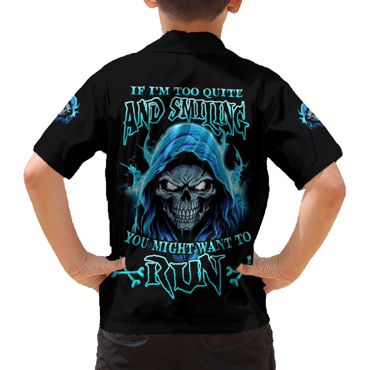 If I'm Too Quiet And Smiling Kid Hawaiian Shirt - Wonder Print Shop
