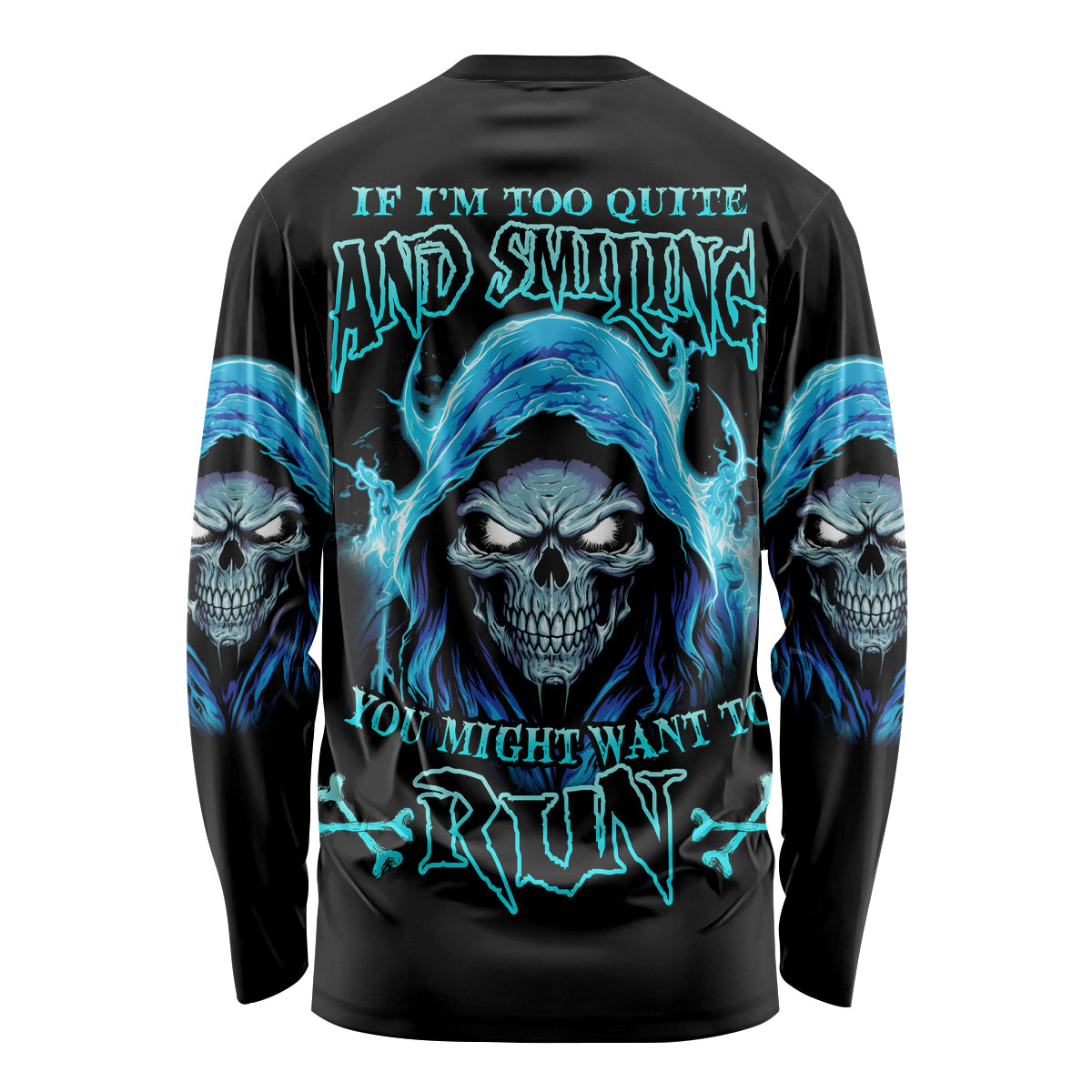 If I'm Too Quiet And Smiling Long Sleeve Shirt - Wonder Print Shop