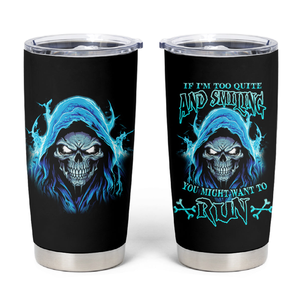 If I'm Too Quiet And Smiling Tumbler Cup - Wonder Print Shop